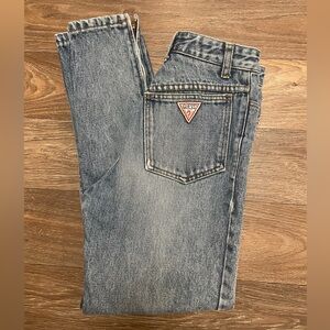 Vintage Womens GUESS Jeans 27 Zipper Ankle Made In USA Cut 04017